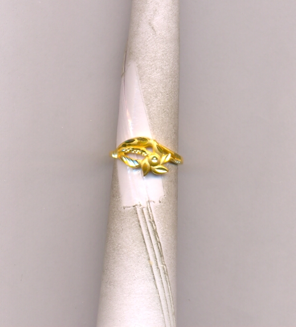 GOLD RING LADIES PLAIN EXCLUSIVE