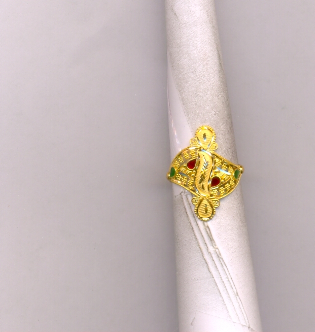GOLD RING LADIES PLAIN FANCY