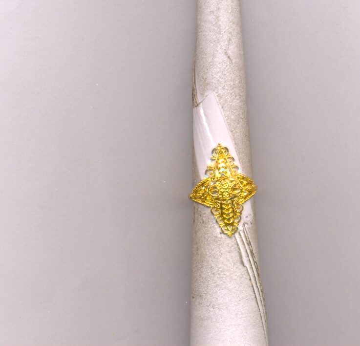 GOLD RING LADIES PLAIN FANCY