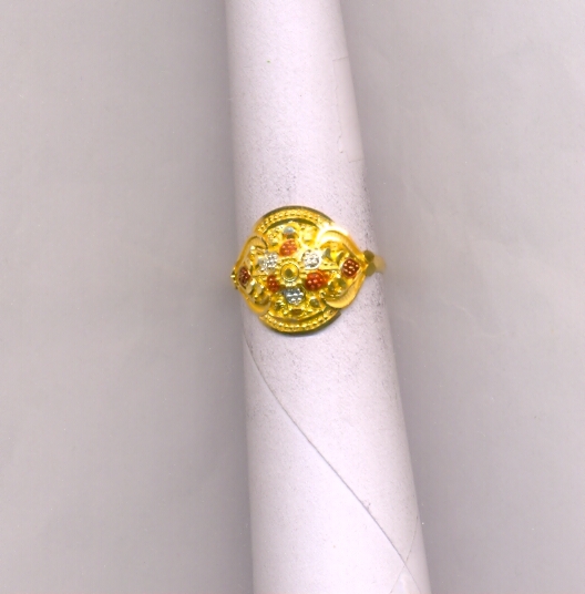 GOLD RING LADIES PLAIN FANCY