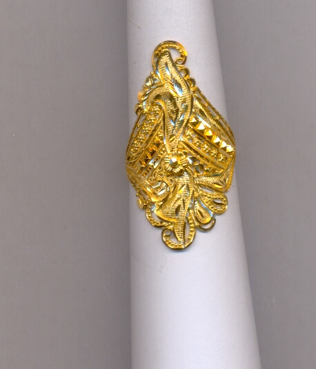 GOLD RING LADIES PLAIN FANCY