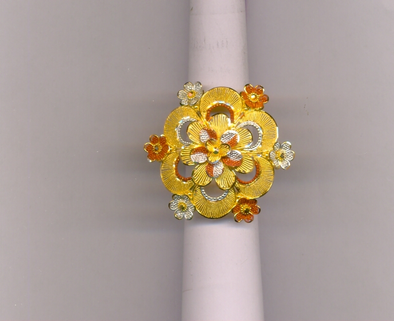 GOLD RING LADIES PLAIN FANCY