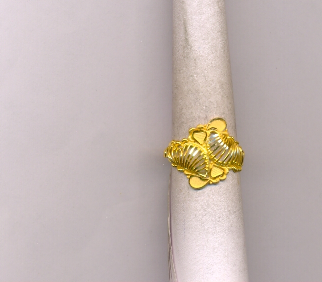 GOLD RING LADIES PLAIN FANCY