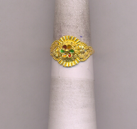 GOLD RING LADIES PLAIN FANCY