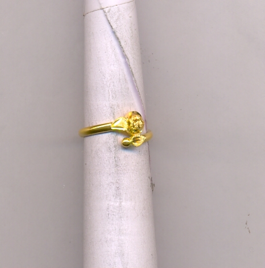 GOLD RING LADIES PLAIN FANCY