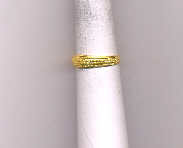 GOLD RING LADIES PLAIN FANCY