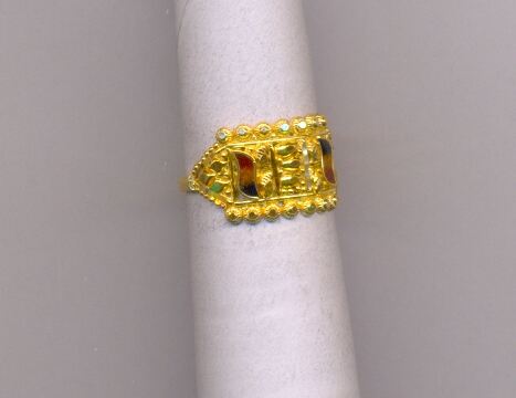 GOLD RING LADIES PLAIN FANCY