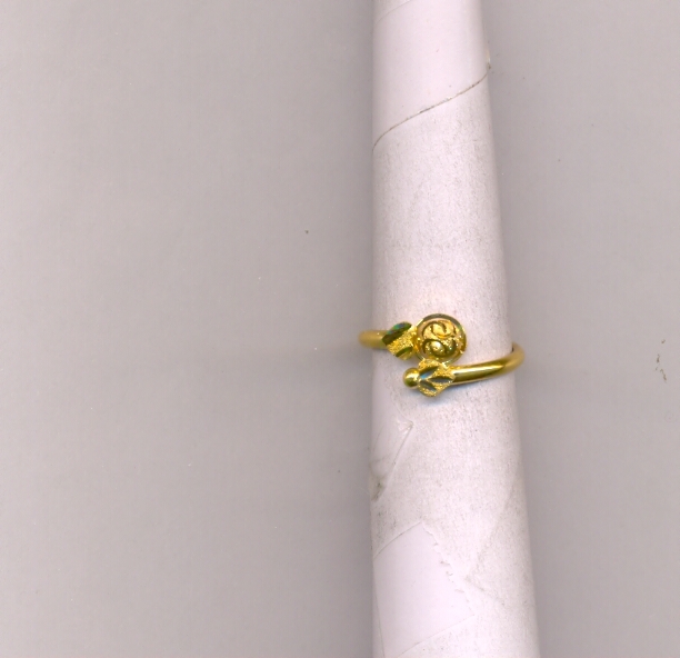 GOLD RING LADIES PLAIN FANCY