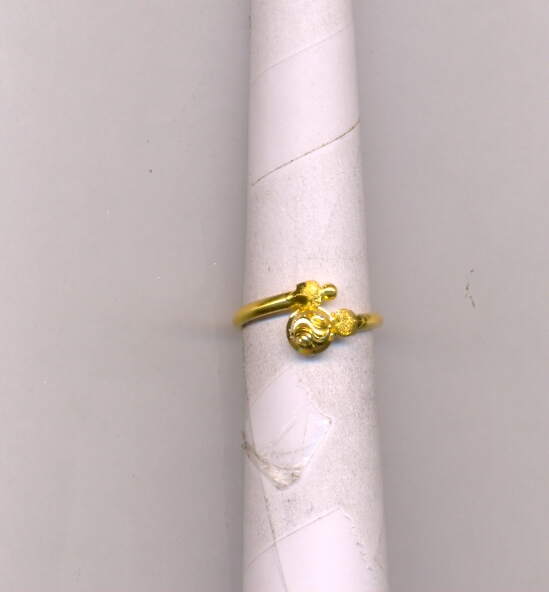 GOLD RING LADIES PLAIN FANCY