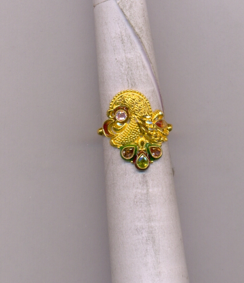 GOLD RING LADIES PLAIN FANCY