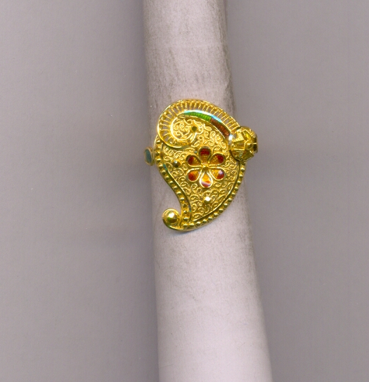GOLD RING LADIES PLAIN FANCY