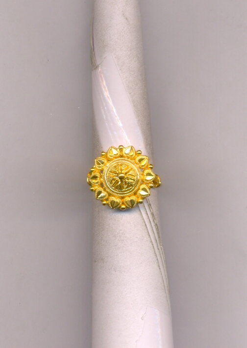 GOLD RING LADIES PLAIN FANCY