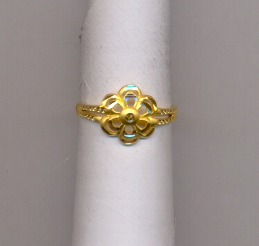 GOLD RING LADIES PLAIN FANCY
