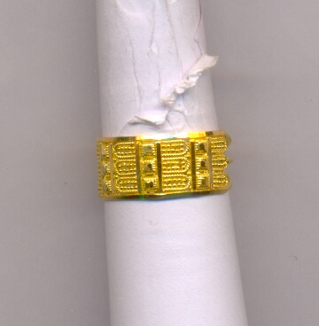 GOLD RING LADIES PLAIN FANCY