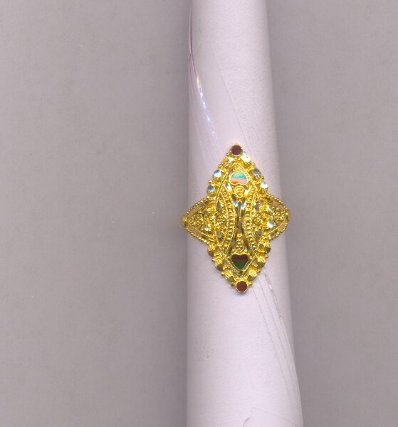 GOLD RING LADIES PLAIN FANCY