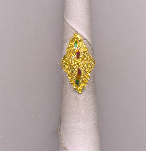 GOLD RING LADIES PLAIN FANCY