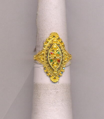 GOLD RING LADIES PLAIN FANCY