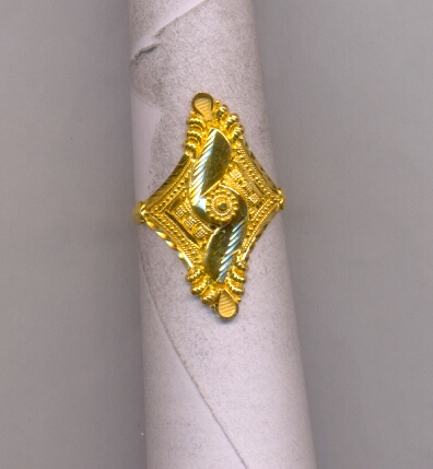 GOLD RING LADIES PLAIN FANCY