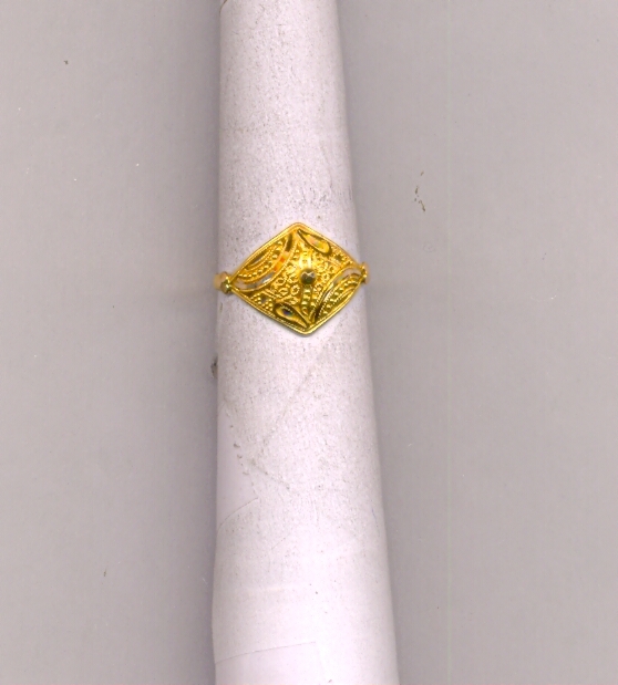 GOLD RING LADIES PLAIN FANCY
