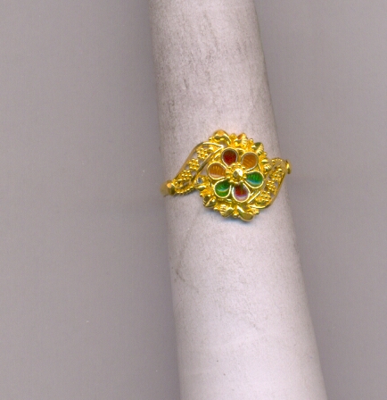 GOLD RING LADIES PLAIN FANCY