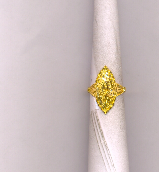 GOLD RING LADIES PLAIN FANCY