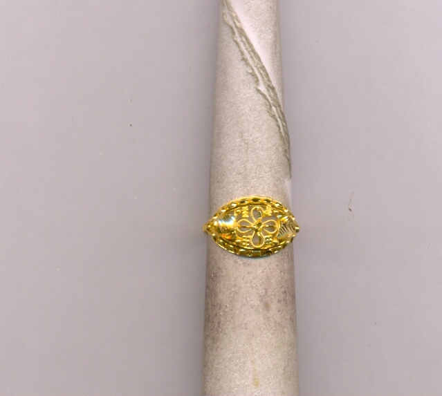 GOLD RING LADIES PLAIN FANCY