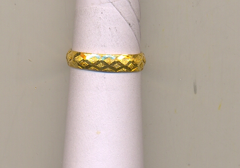 GOLD RING LADIES PLAIN FANCY