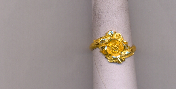 GOLD RING LADIES PLAIN FANCY