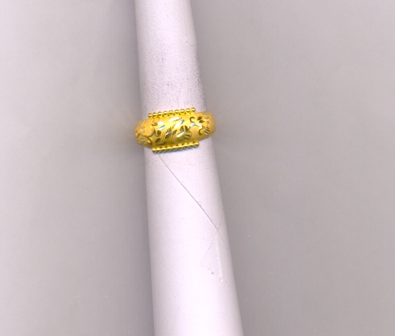 GOLD RING LADIES PLAIN FANCY