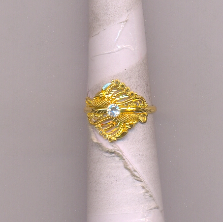 GOLD RING LADIES PLAIN FANCY