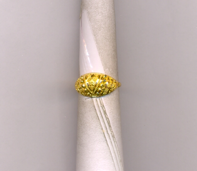 GOLD RING LADIES PLAIN FANCY
