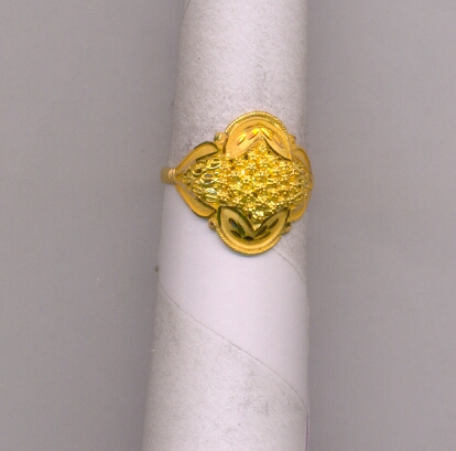 GOLD RING LADIES PLAIN FANCY