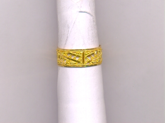 GOLD RING LADIES PLAIN FANCY