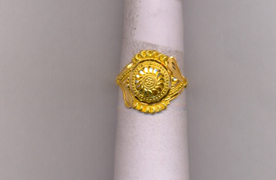 GOLD RING LADIES PLAIN FANCY