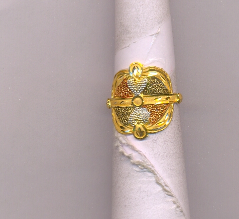 GOLD RING LADIES PLAIN FANCY