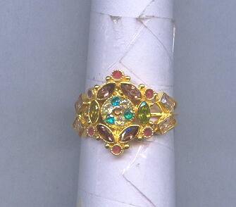 GOLD RING LADIES PLAIN FANCY