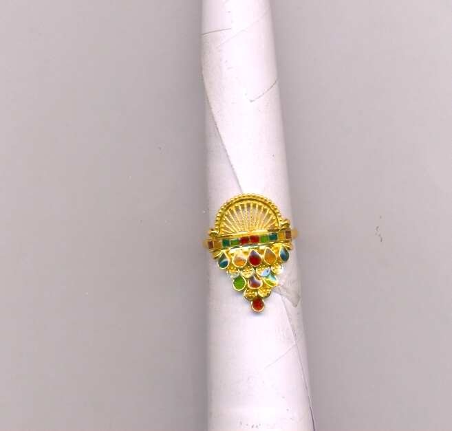 GOLD RING LADIES PLAIN FANCY