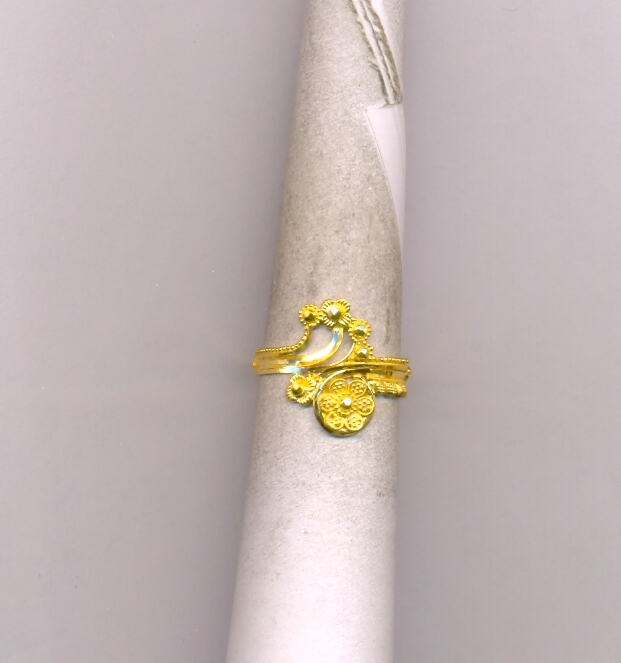 GOLD RING LADIES PLAIN FANCY