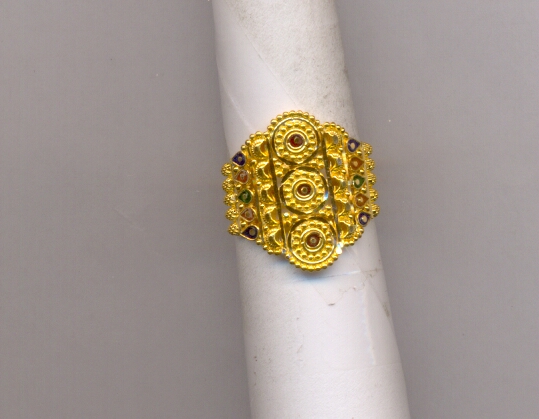 GOLD RING LADIES PLAIN FANCY