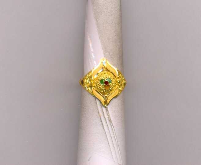 GOLD RING LADIES PLAIN FANCY