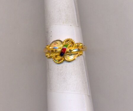 GOLD RING LADIES PLAIN FANCY