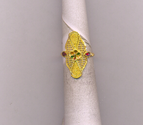 GOLD RING LADIES PLAIN FANCY