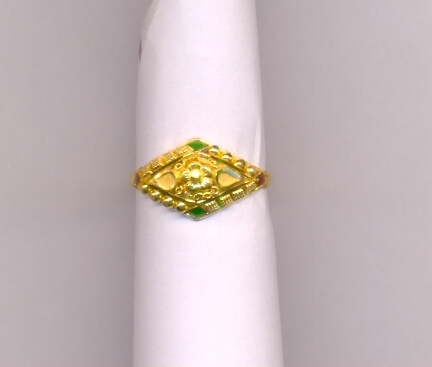 GOLD RING LADIES PLAIN FANCY