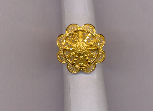 GOLD RING LADIES PLAIN FANCY