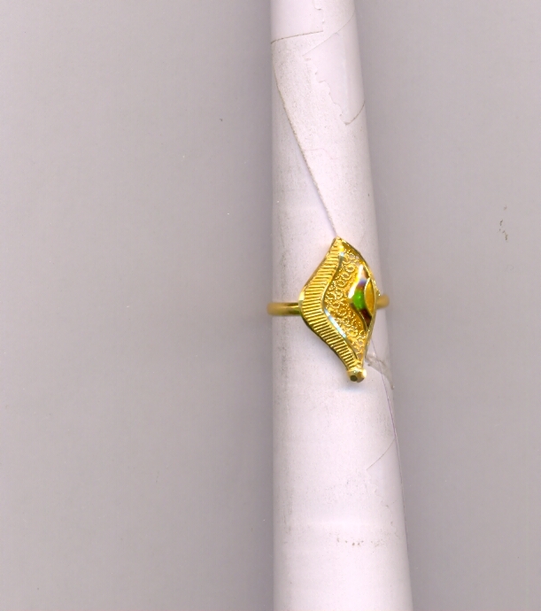 GOLD RING LADIES PLAIN FANCY