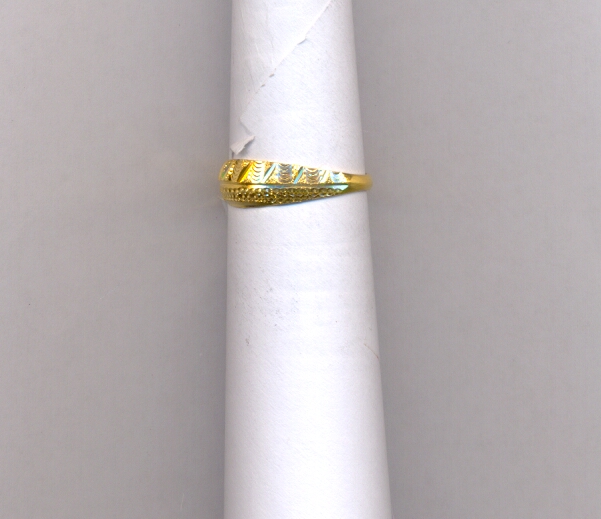 GOLD RING LADIES PLAIN FANCY
