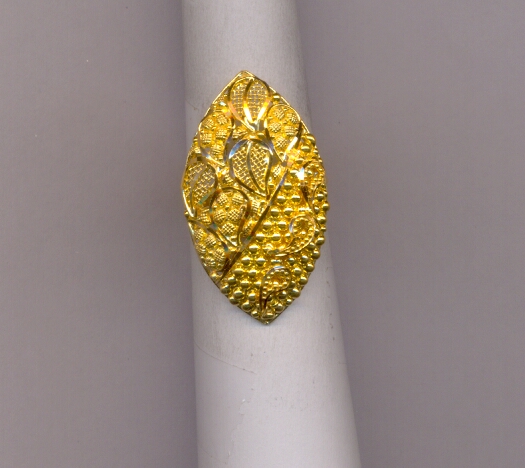 GOLD RING LADIES PLAIN FANCY