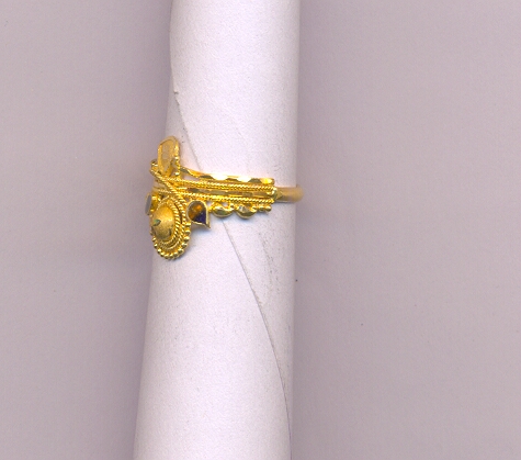 GOLD RING LADIES PLAIN FANCY