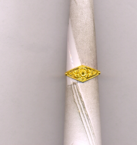 GOLD RING LADIES PLAIN FANCY