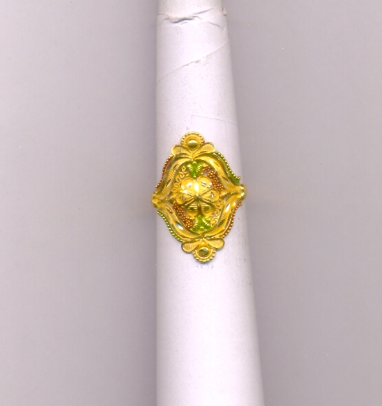 GOLD RING LADIES PLAIN FANCY